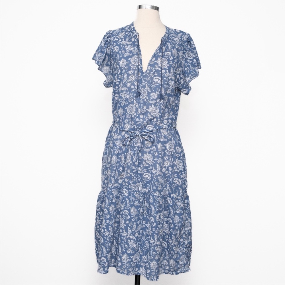 Trovata Floral Blue Dress